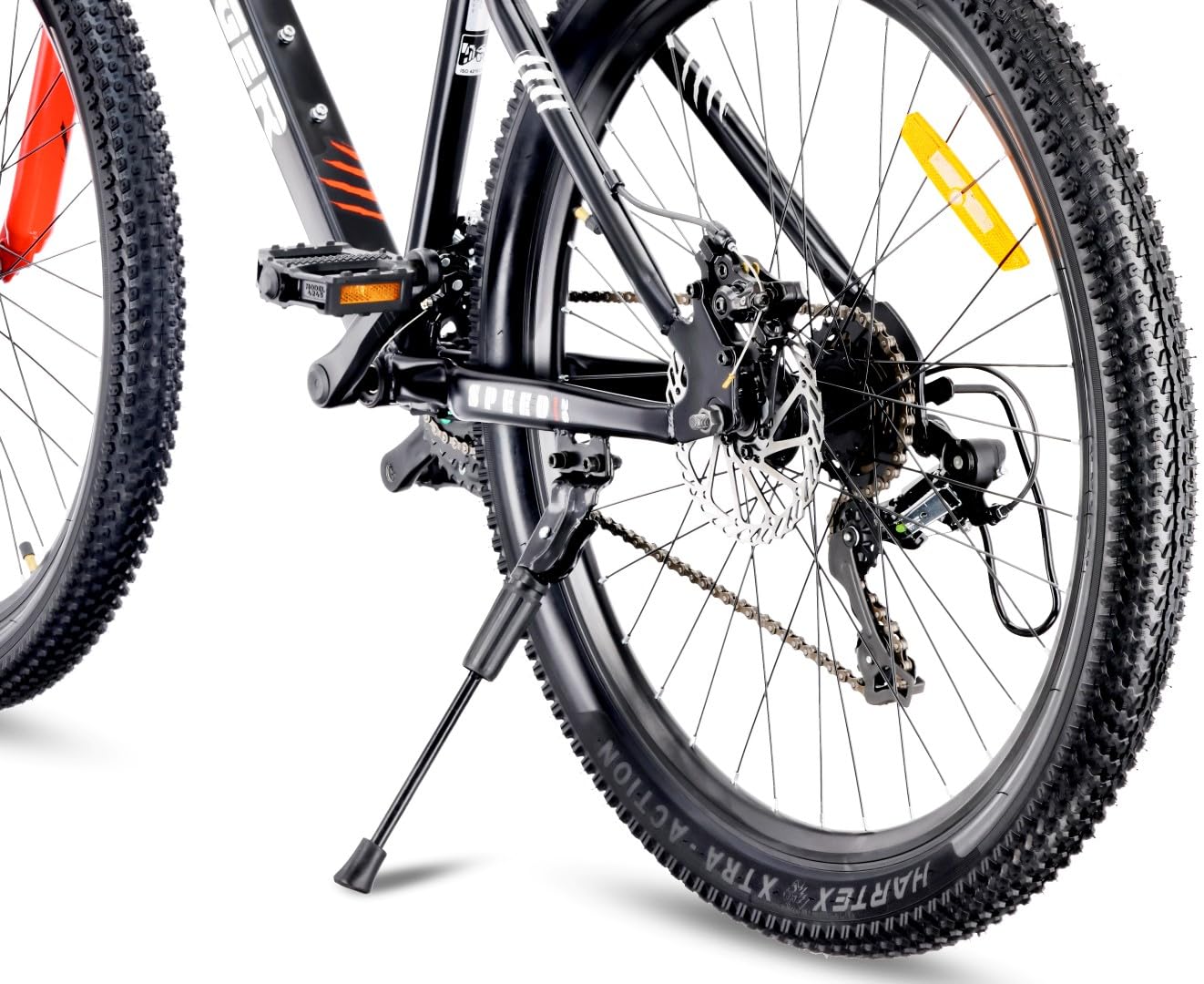 sun baby Tiger Bike Bicicleta de montaña 26 Pulgadas, Bicicleta 26" MTB para niños y Hombres - Cuadro de Acero, 7/21 velocidades, Frenos de Disco, Amortiguador