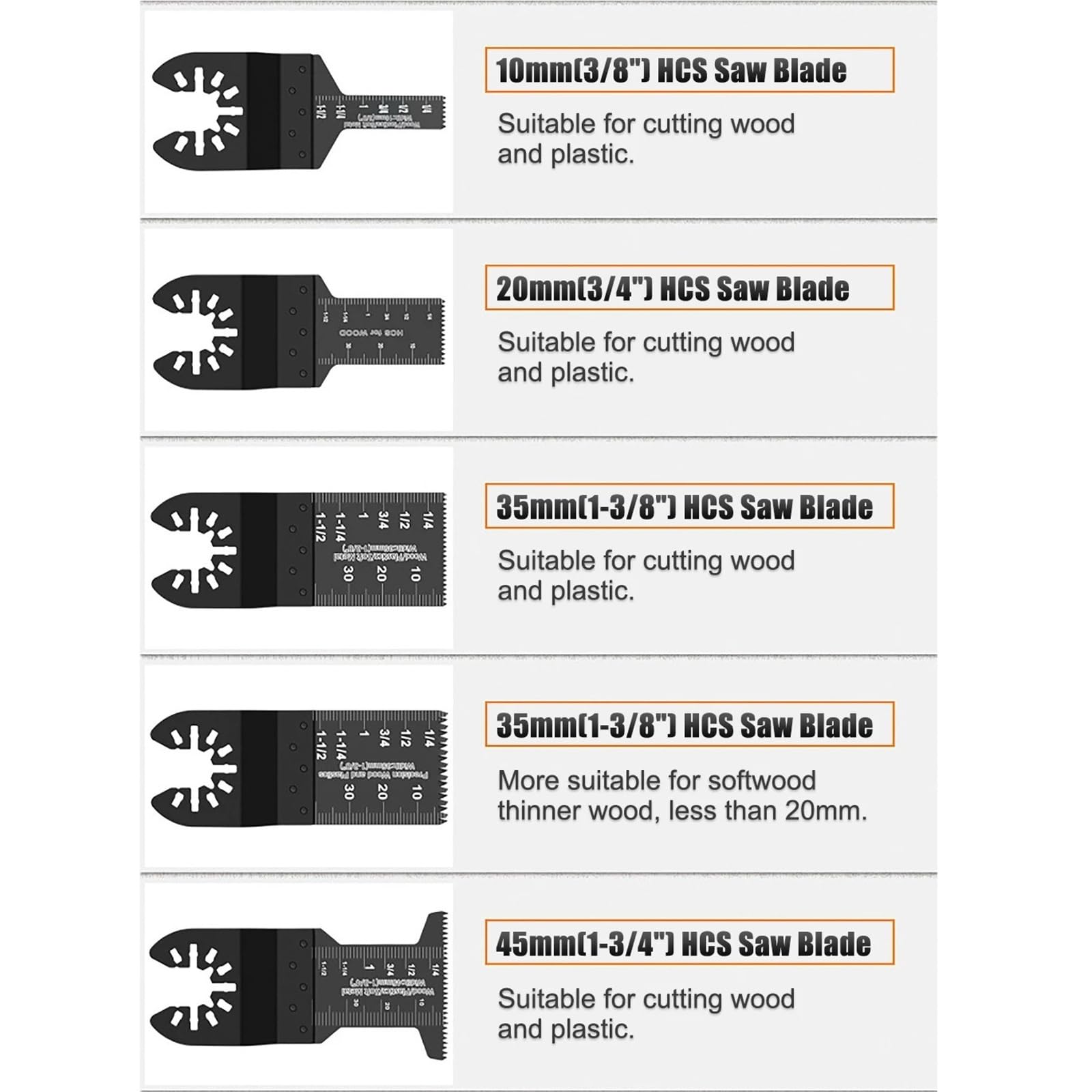 Set Di Lame For Multifunzione Oscillanti A Sgancio Rapido For Utensili Elettrici Fai Da Te For La Lavorazione Del Legno, 12-108 Pezzi/set(24Pc)