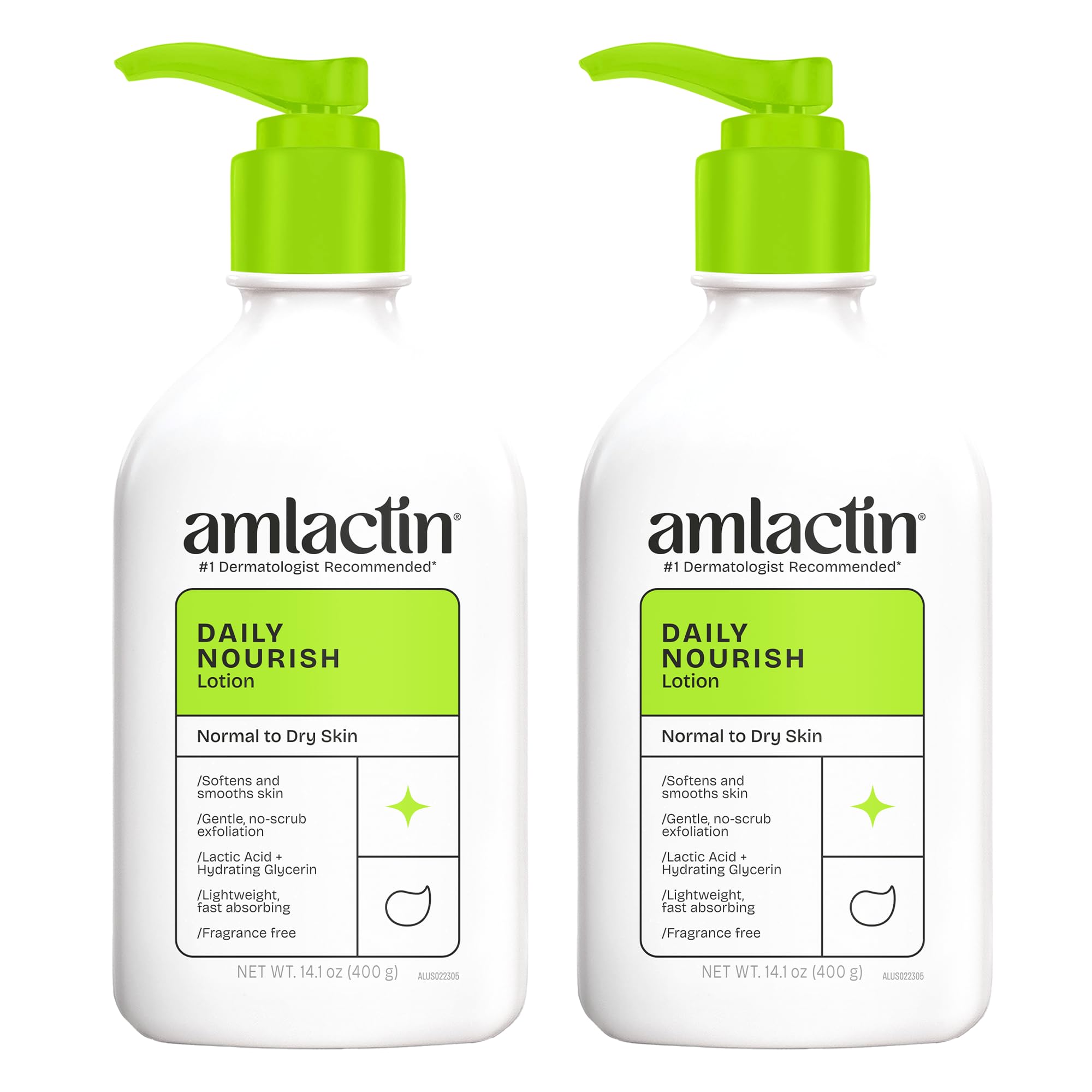 Daily Moisturizing Body Lotion Twin Pack, (2) 7.9 Ounce Bottles, Paraben Free