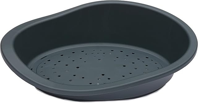Rosewood Sonny Classic Recycled Plastic Dog Bed, Graphite, 80cm