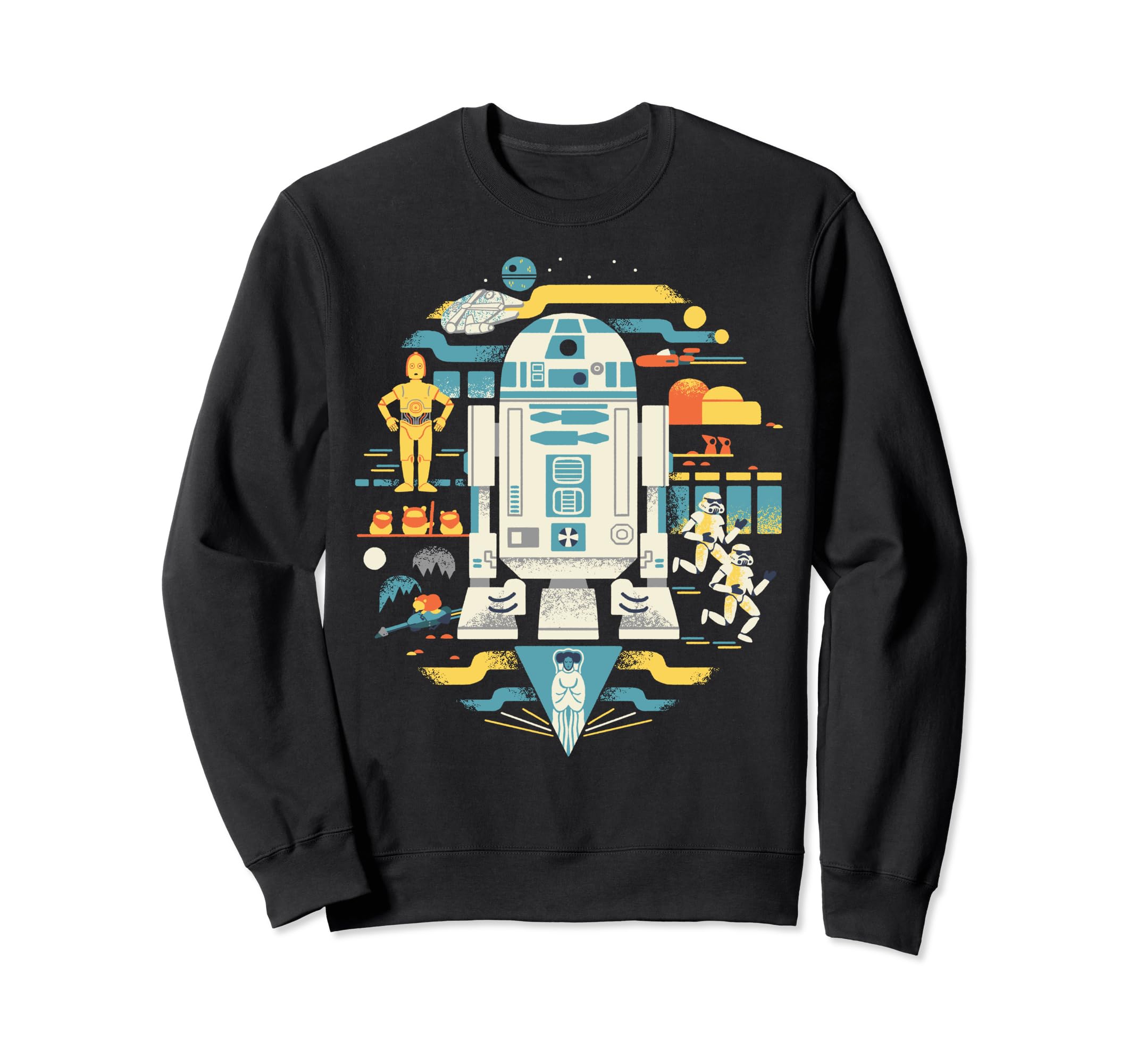 Sweatshirt Star Wars R2-D2 Circle Collage pour fan - 2