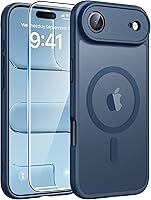 Vista 12 de FNTCASE - Funda para iPhone 15, iPhone 14 y iPhone 13, magnética, translúcida, fina y antigolpes, protección de grado militar, resistente a caídas