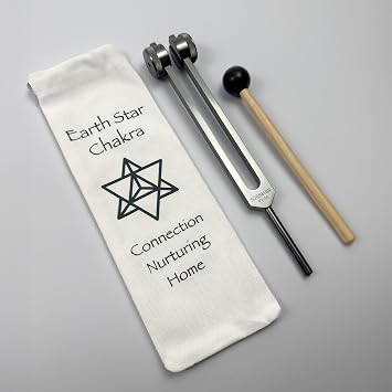 93.96Hz Schumann Weighted Tuning Fork with Engram, Earthy Gray
