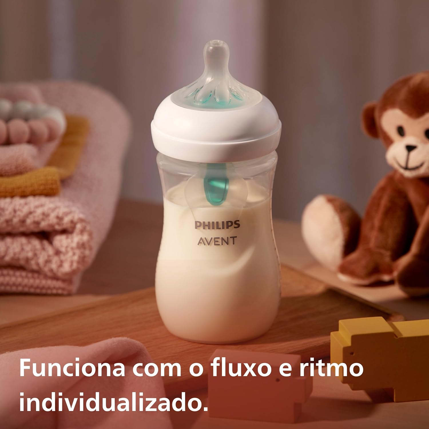 Mamadeira Pétala 3.0 Philips Avent Air Free 260ml 1m+