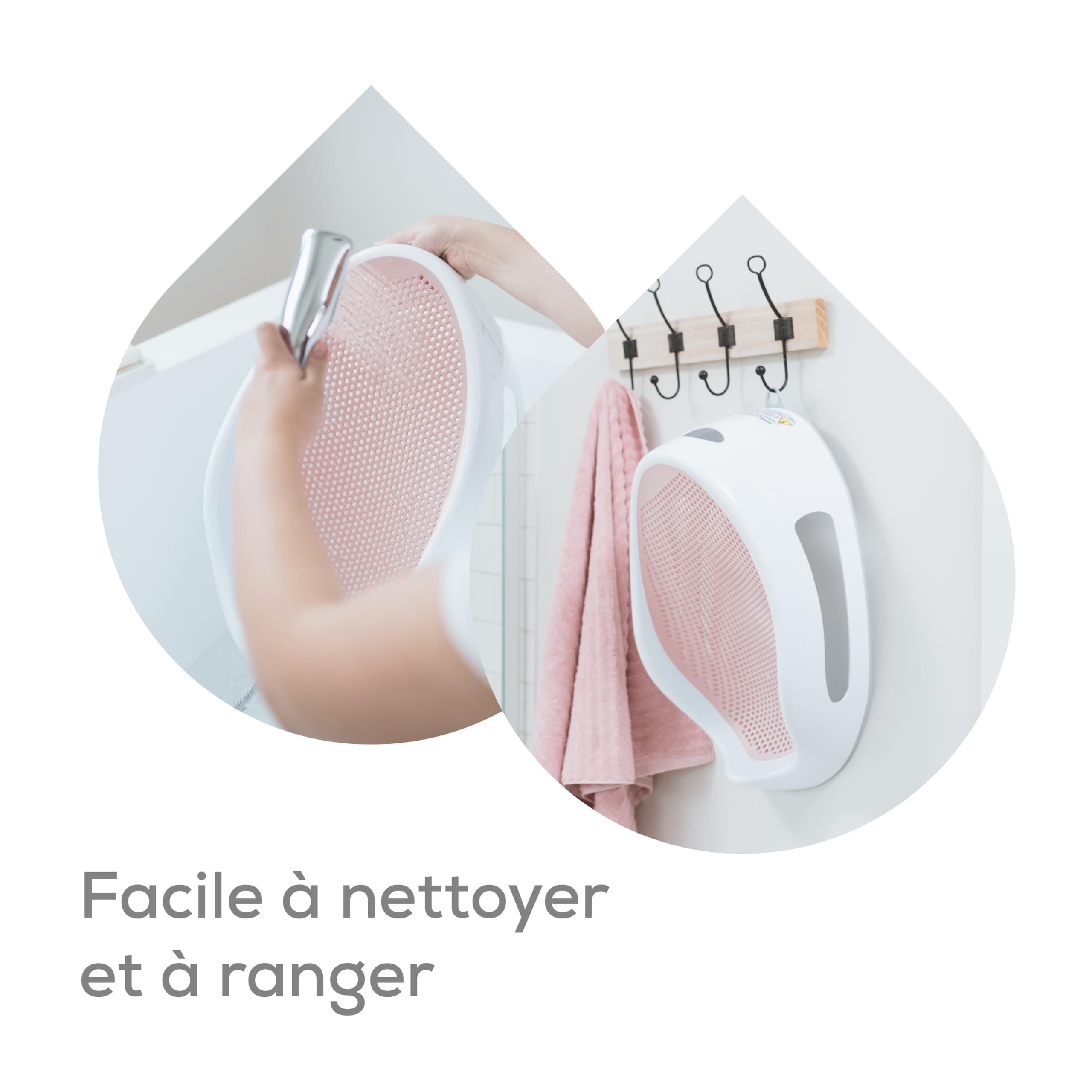 Babyhome et Bellemont Angelcare Transat de Bain Blanc