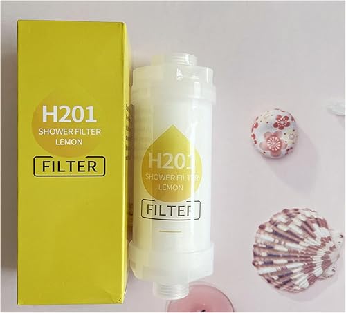 Purificador de agua de ducha, filtro de ducha de vitamina C con suavizante de agua dura, elimina el cloro para la piel seca y la pérdida de cabello,