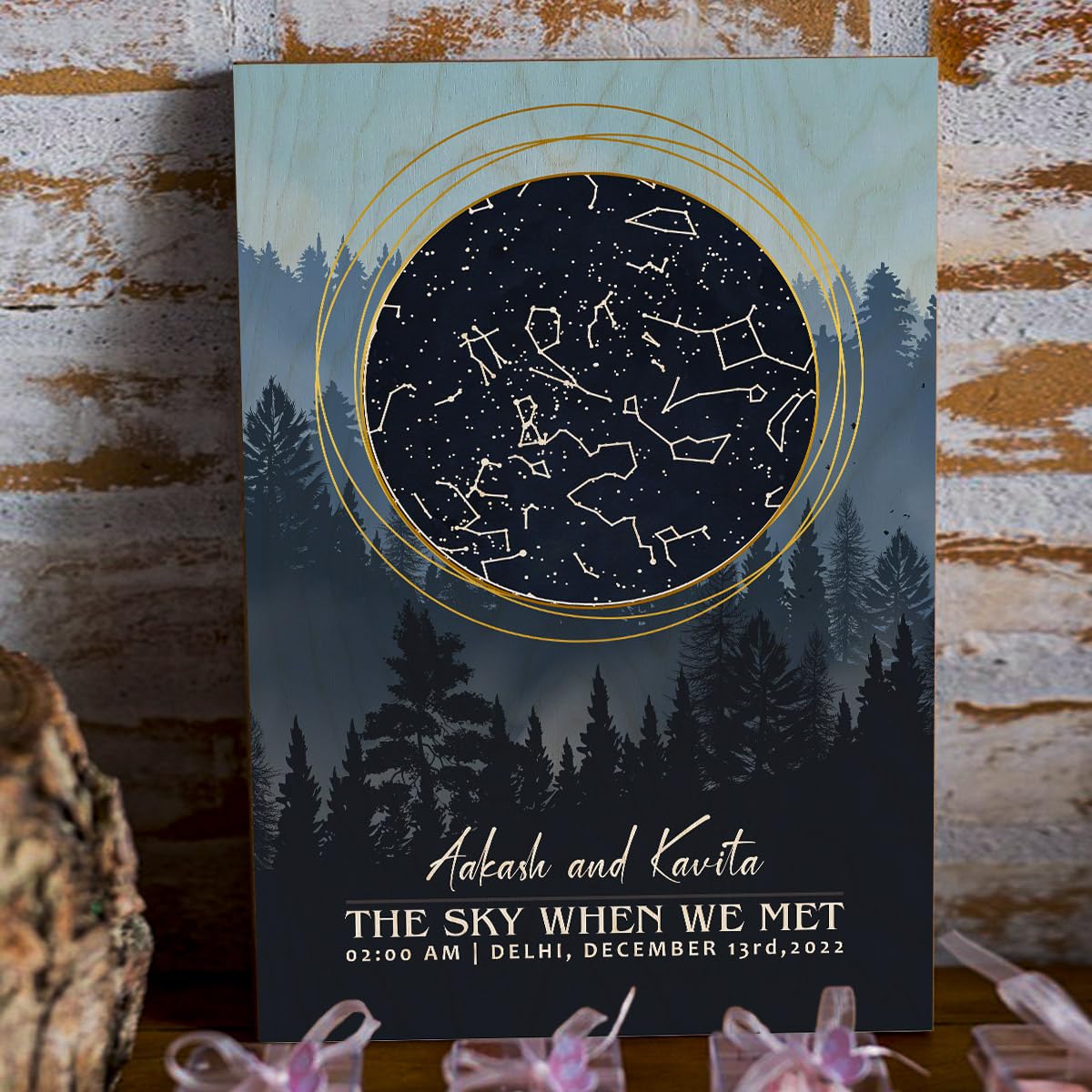 Sblossom The Sky Map When We Met | Personalized 4