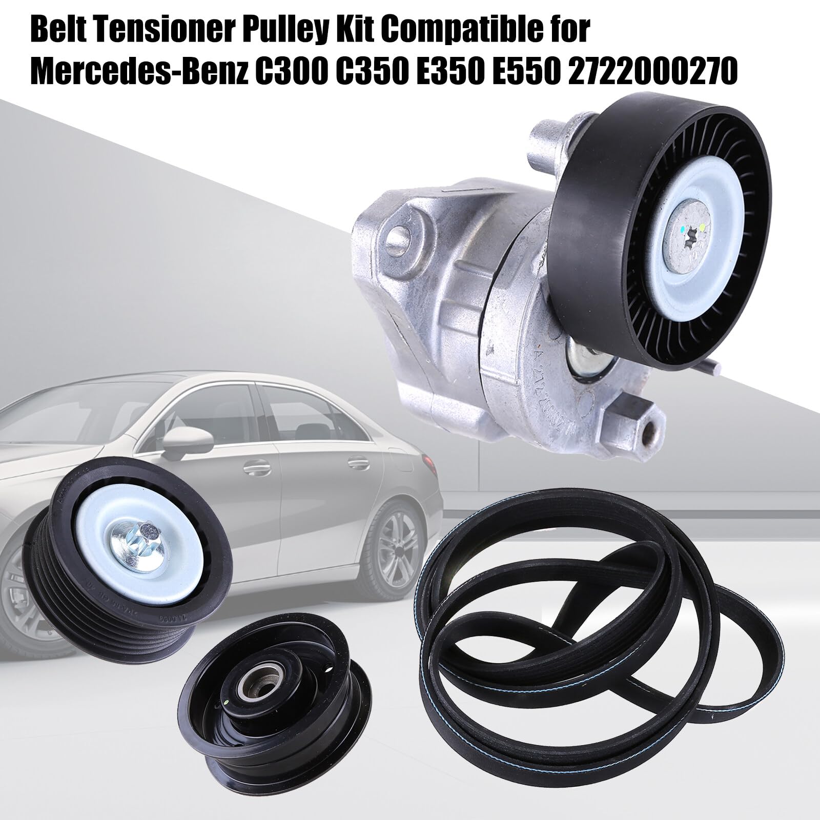 Drive Belt Kit Tensioner Idler Pulleys OEM For Mercedes BLUETEC & SPRINTER E - Foto 4