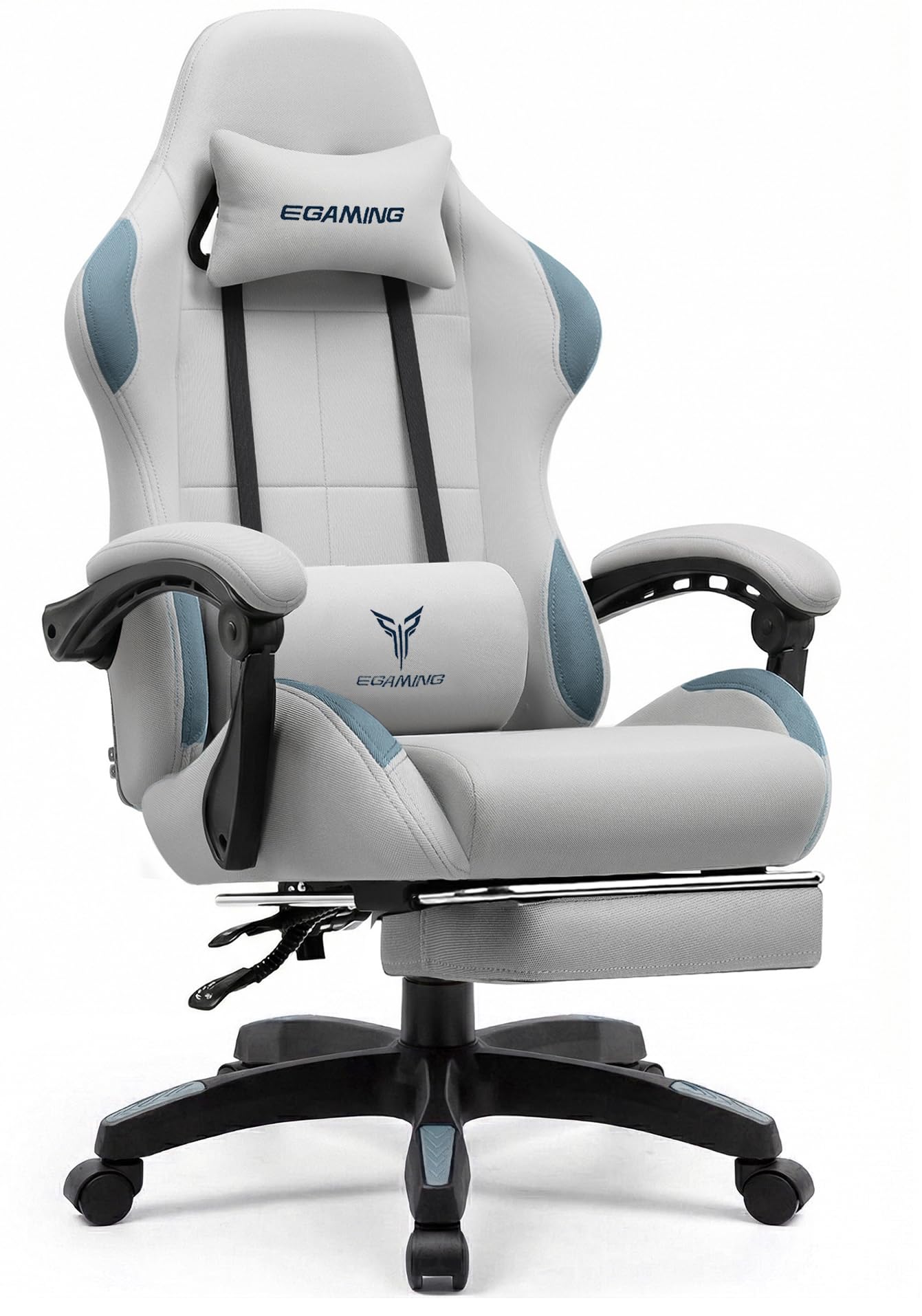 Amazon.co.jp: LUCKRACER ゲーミングチェア ファブリック 人間工学