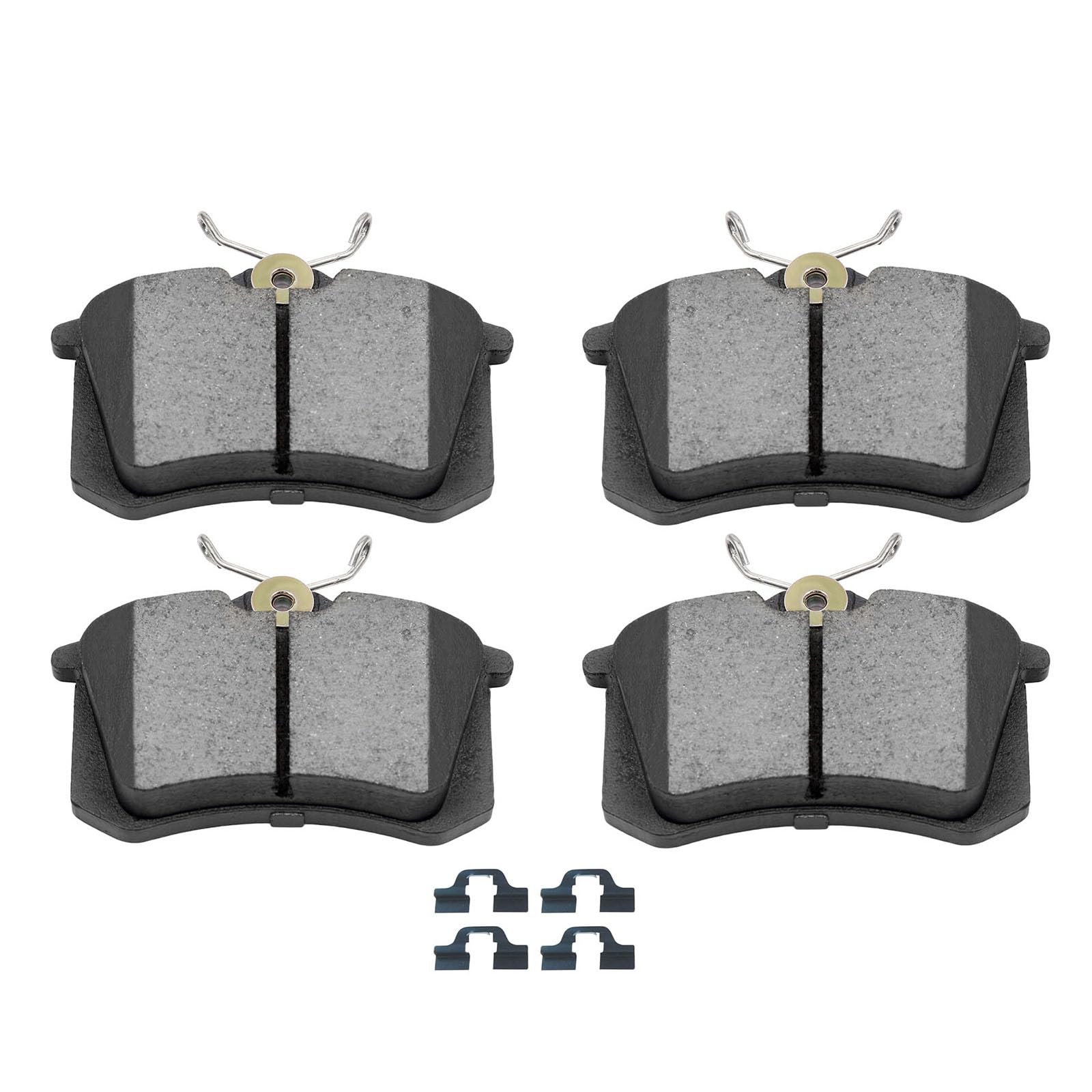 SCITOO D1017 Rear Ceramic Brake Pads Sets Fit For Audi A4/A4 Quattro/A6/A6 Quattro/S4/S6/TT/TT Quattro,For VW For TYPE 1/For Cabrio/For Golf/For Golf City/For Jetta/For Passat