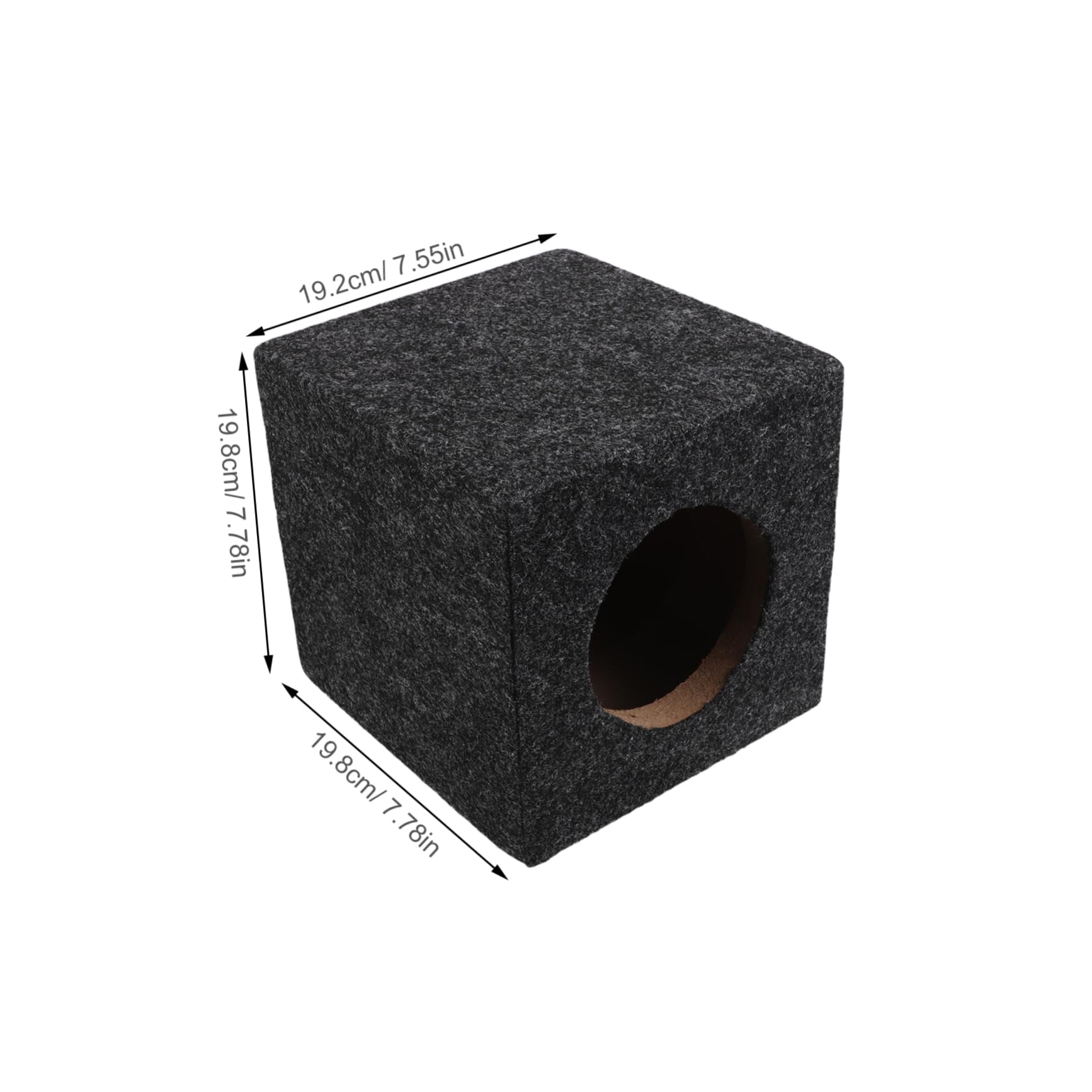 Mikinona Car Audio Subwoofer Box Wooden Speaker Enclosure for Trucks Durable Easy Setup Design Reliable Sound Quality for Custom Audio Systems