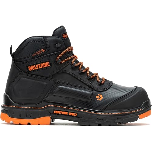 Wolverine Men's Overpass Composite Toe Waterproof Work Boots