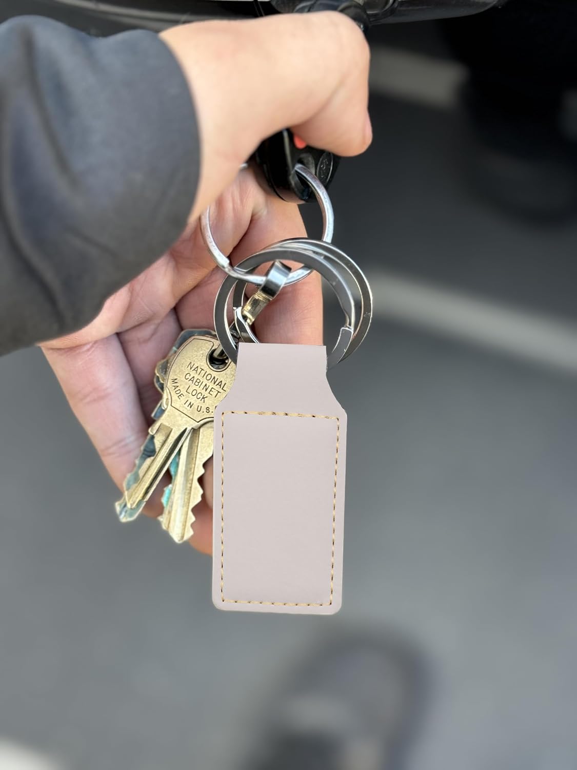 LaserGram Rectangle Keychain, Princess Crown, Personalized Engraving Included