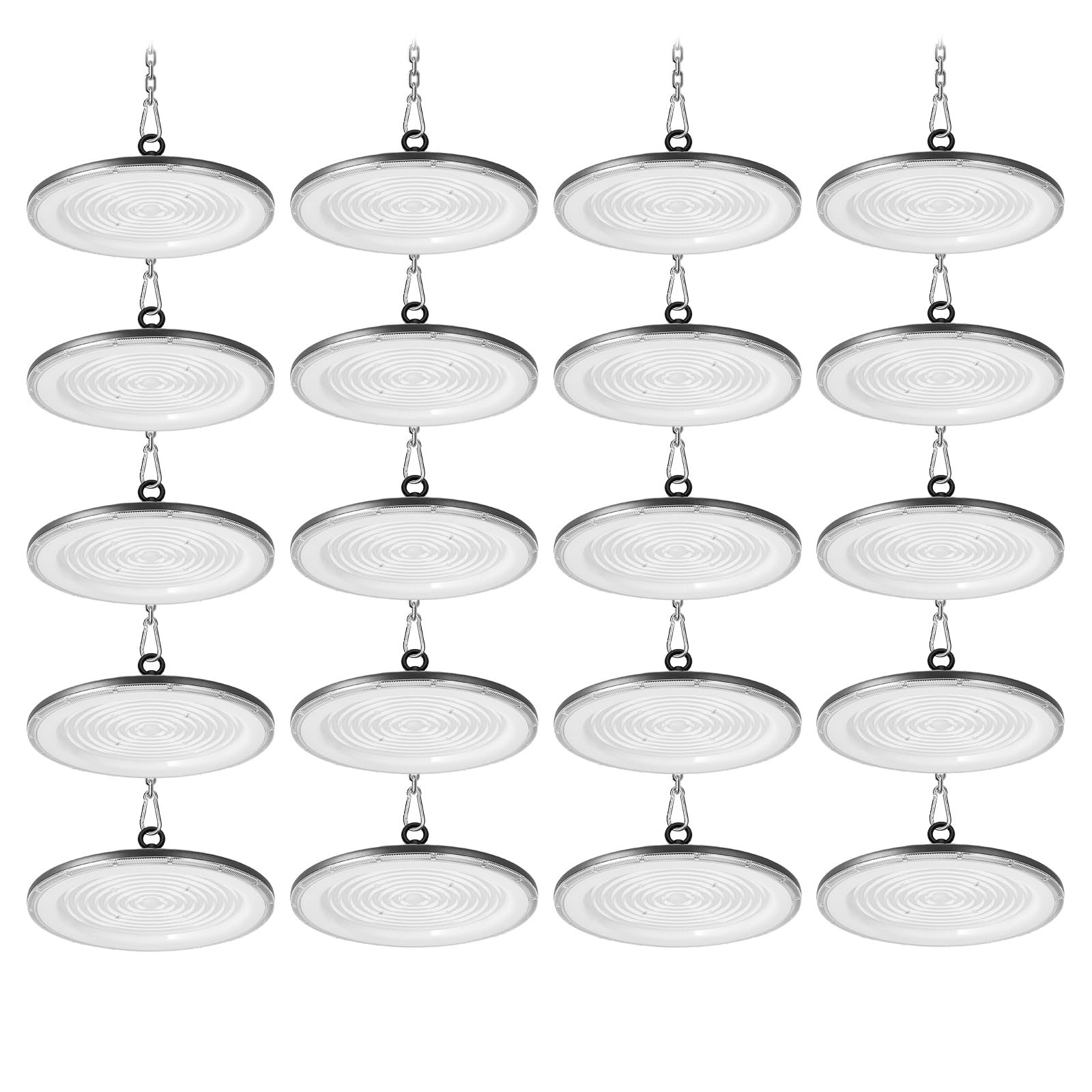 loyal LED High Bay Light 500W UFO High Bay Led Shop Lights 6000K 50000LM for Warehouse Workshop Factory