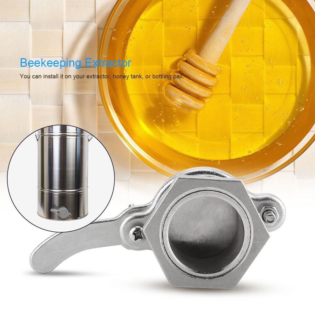 Fdit Honey Bee Secchio Rubinetto saracinesca in Acciaio Inox HIVE estrattore Strumento Apicoltura Attrezzature di imbottigliamento