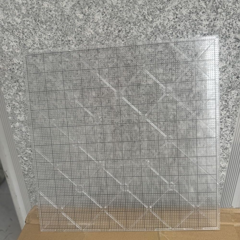 104x104 Pins Fuse Pegboards 2.6mm Beads, DIY Hama Beads Pegboards, Melty Beads Square Peg Boards Kit for DIY Craft(Clear Draw Line)
