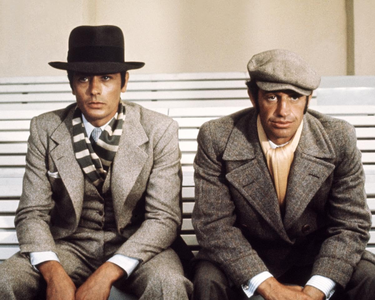 worldphotographs Borsalino (1970) Jean-Paul Belmondo, Alain Delon 10x8 Photo