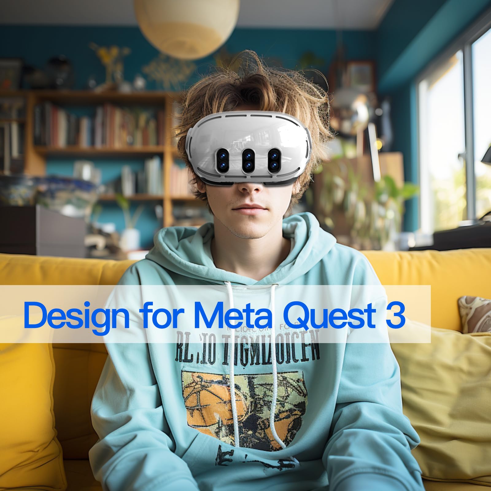 Baomaeyea 2 stuks VR siliconen hoes oogpad voor Meta Quest 3 Baomaeyea 2 stuks VR siliconen hoes oogpad voor Meta Quest 3