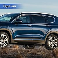 Vista 516 de Viseras de ventana in-Channel, protectores contra la lluvia para 2011-2023 Dodge Charger, visores de ventilación de ventana con deflectores