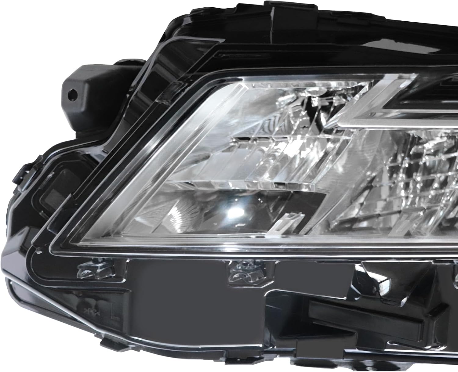 1 Pair LED Headlight Assembly for 2021 2022 Nissan Rogue (NO LED DRL/Turn Signal/Side Marker) Headlamp Replacement Both Side 31511BKLAS1,31511BKRAS2