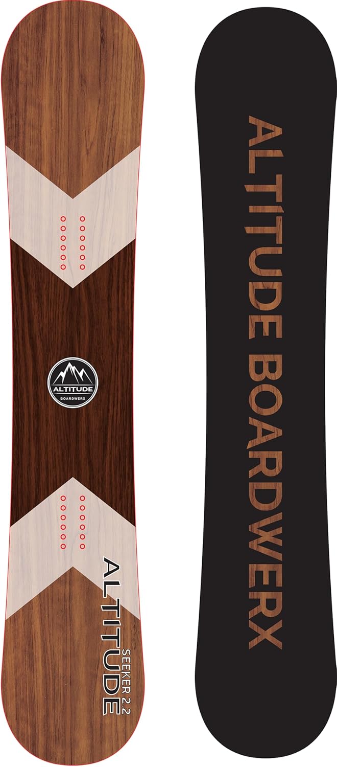 Altitude Adult Seeker 2.2 (Rocker Camber Rocker) SIDEWALL Construction Snowboard