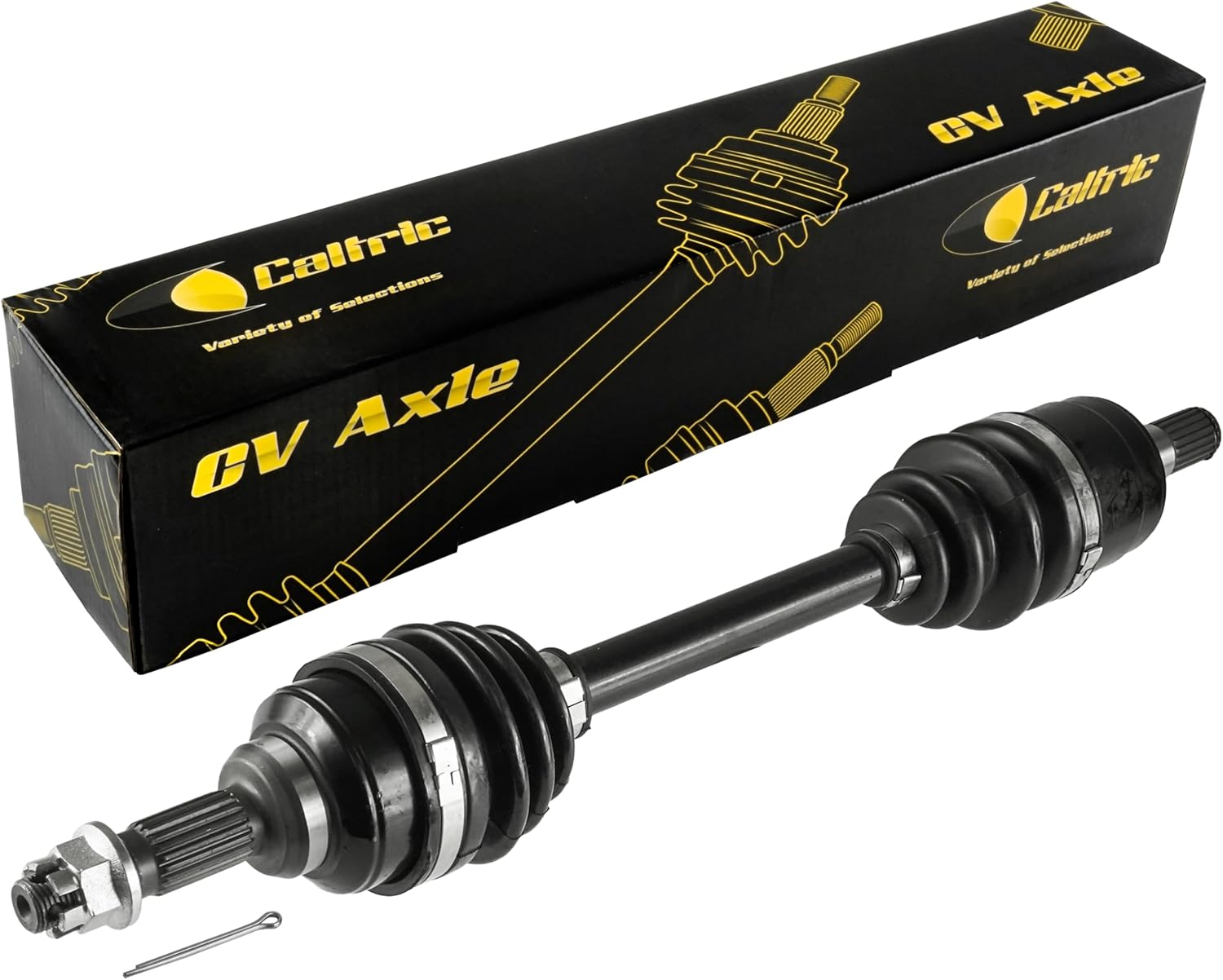 Caltric Front Right Complete Cv Joint Axle Compatible with Honda Foreman 400 TRX400FM 4X4 2002-2003/42250-HM7-003 42250-HM7-830