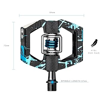 クランクブラザーズ マレット パープル Mallet Lace Clip-In Shoes - Purple/Gum – Crankbrothers
