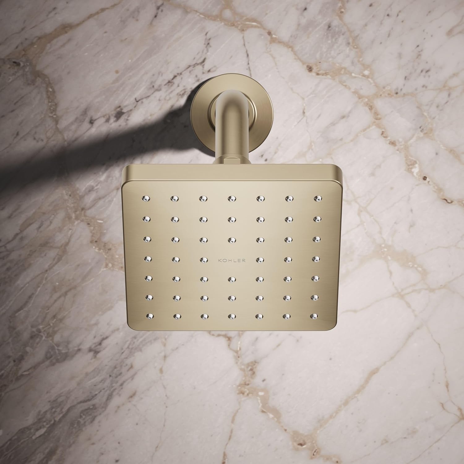 Kohler 24805-BV Parallel® Single-function showerhead, 2.5 gpm, Vibrant Brushed Bronze