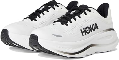 Hoka Mens Bondi 9 White/Black 9.5 Medium