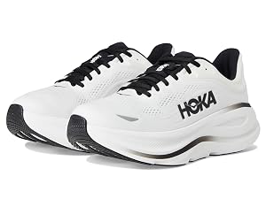 Hoka Mens Bondi 9 White Black 10 Medium