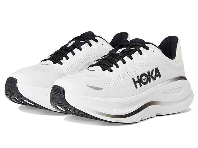 Hoka Mens Bondi 9 White Black 10 Medium