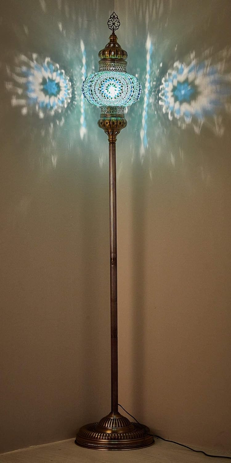 Demmex Turkish Moroccan Mosaic Boho Bohemian Colorful Handmade Accent Mood Floor Lamp Single Xl 10 Globe 5 5feet Worldwide Use Turquoise Amazon Com Demmex Turkish Moroccan Mosaic Boho Bohemian Colorful Handmade Accent Mood Floor Lamp Single Xl 10 Globe 5 5feet Worldwide Use Turquoise Amazon Com