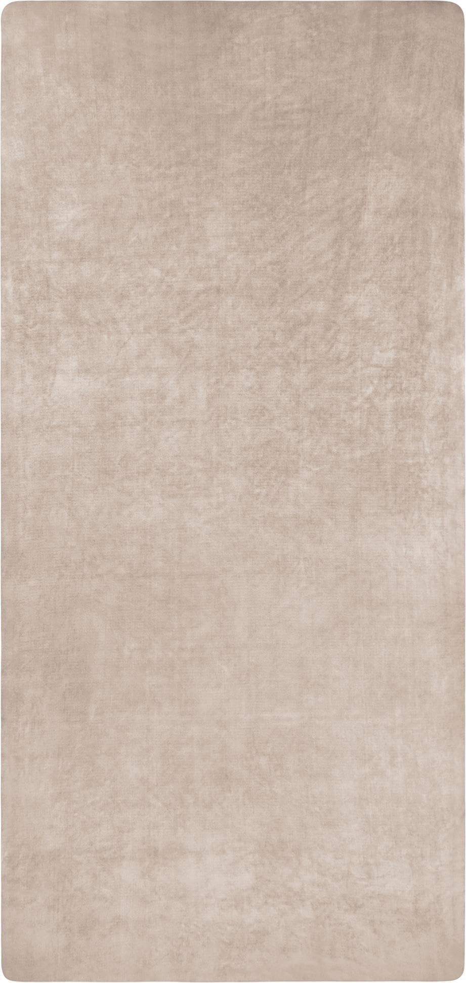 2 weiche Flanell Spannbettlaken mit Cashmere Touch und 35 cm Steghöhe - Bettlaken aus Jersey Fleece - warmes Winter Spannbetttuch Laken Farbe Taupe Größe 160 cm x 200 cm