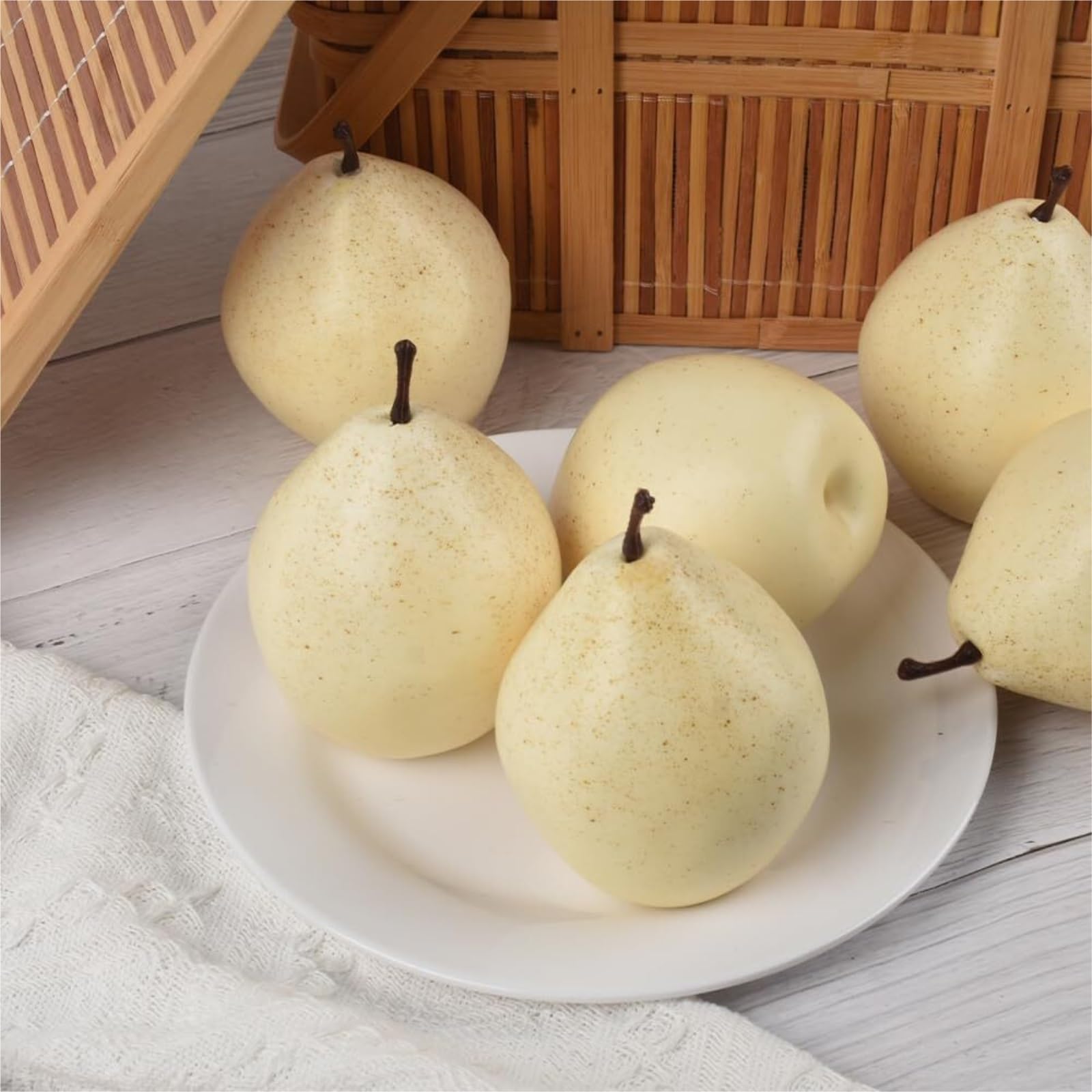 Frutta Finta Artificiale 6 Modelli Di Frutta Pera Simulata Adatti Come Ornamenti Decorazione Casa