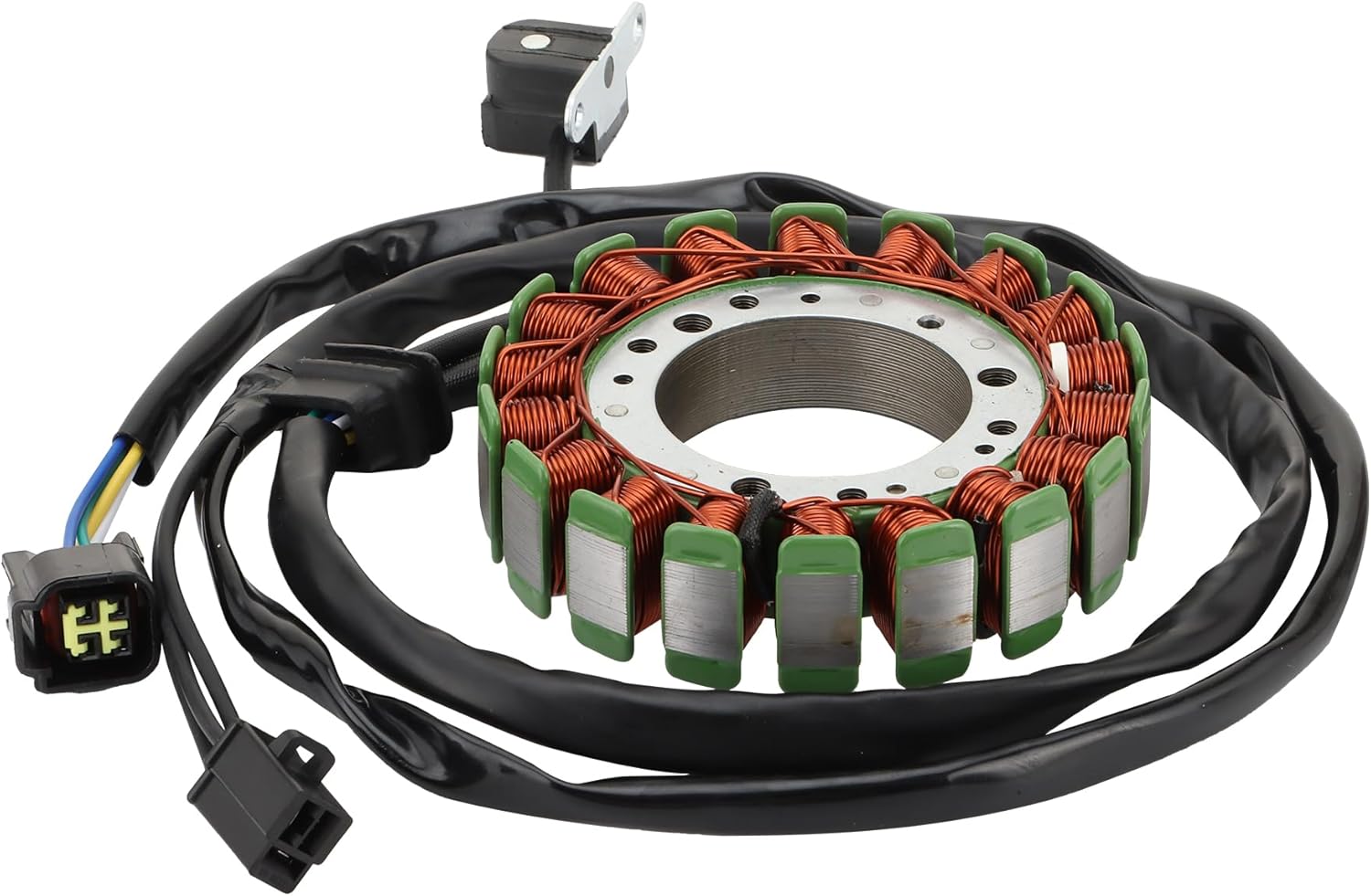 GOOFIT Magneto Stator Coil Generator Ignition Coil Replacement for LT-F500F 500 4WD 1998-2002 LT-A500 2000-2001 32101-09F00 32101-09F01 32101-2009F20 3430-011 3430-012 3430-059