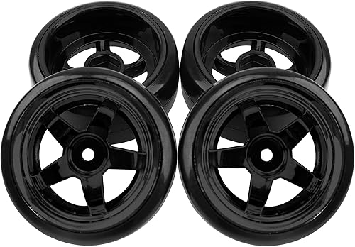 Miniatura 9 de Llantas de plástico duro de 110 RC Drift y llantas de cubo hexagonal de 0.472 in compatibles con Traxxas HSP Tamiya Kyosho Himoto HPI Redcat 110