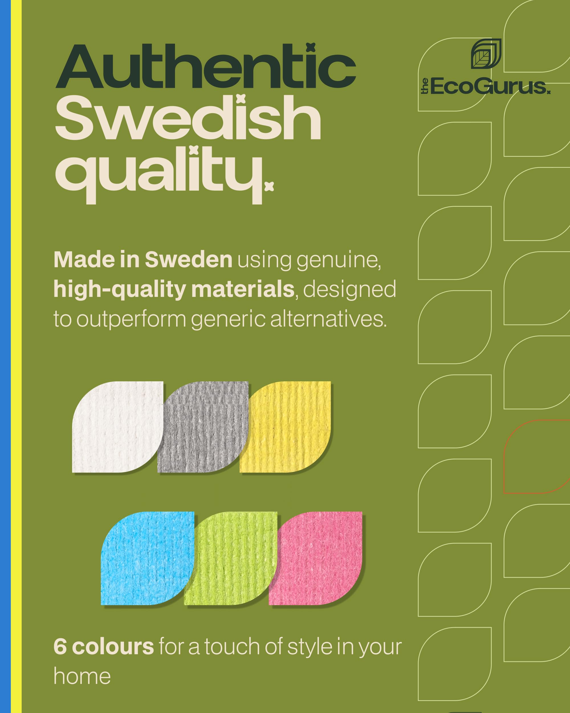 Paños De Cocina Suecos Ecológicos Juego De 3: Libélula Multicolor (SwedeDishcloths 170x200mm)