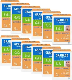 Granado Sabonete Bebê, Camomila, 90g, 12 Unidades