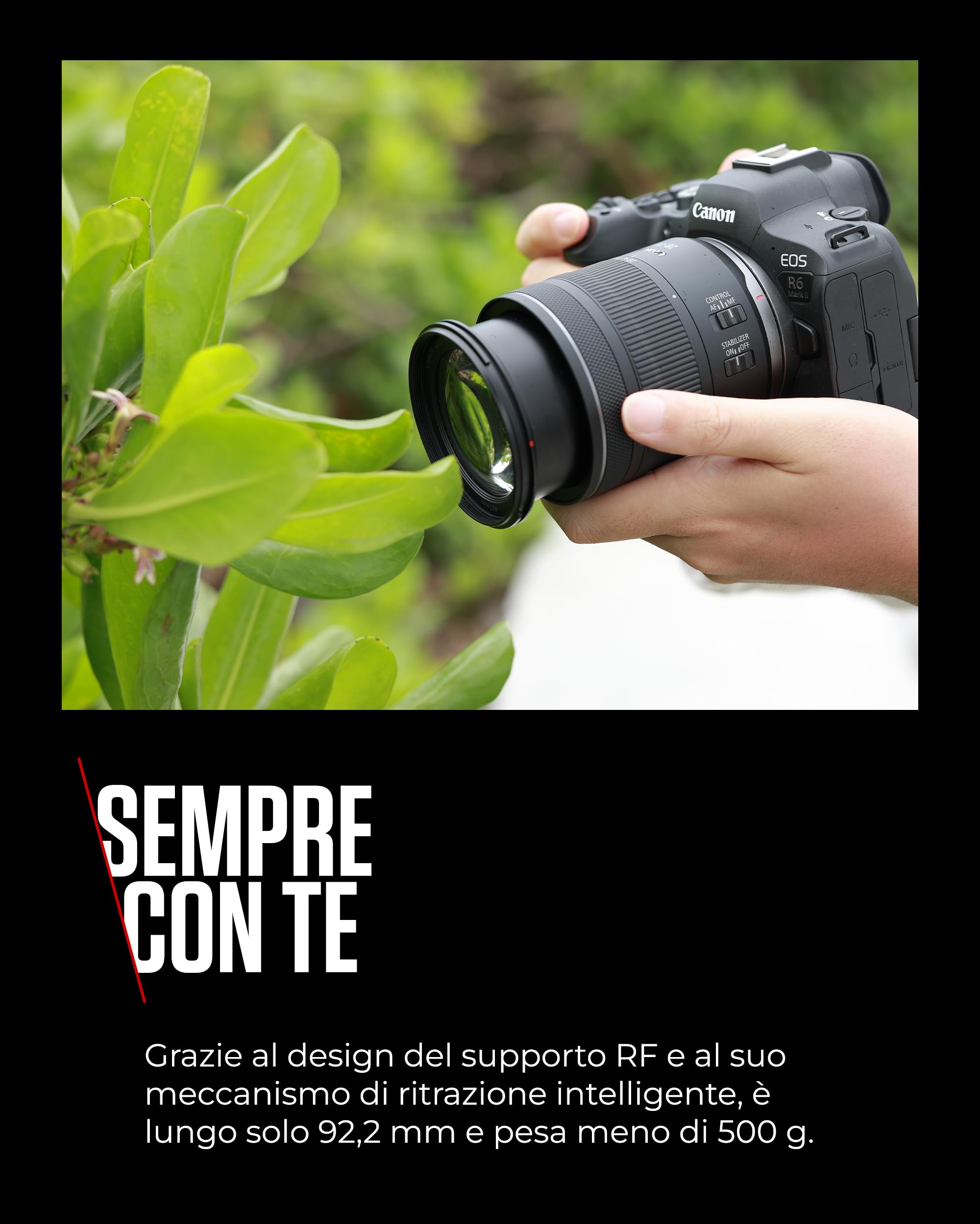 Canon Obiettivo zoom standard RF 28-70mm F2.8 IS STM per fotocamere EOS R