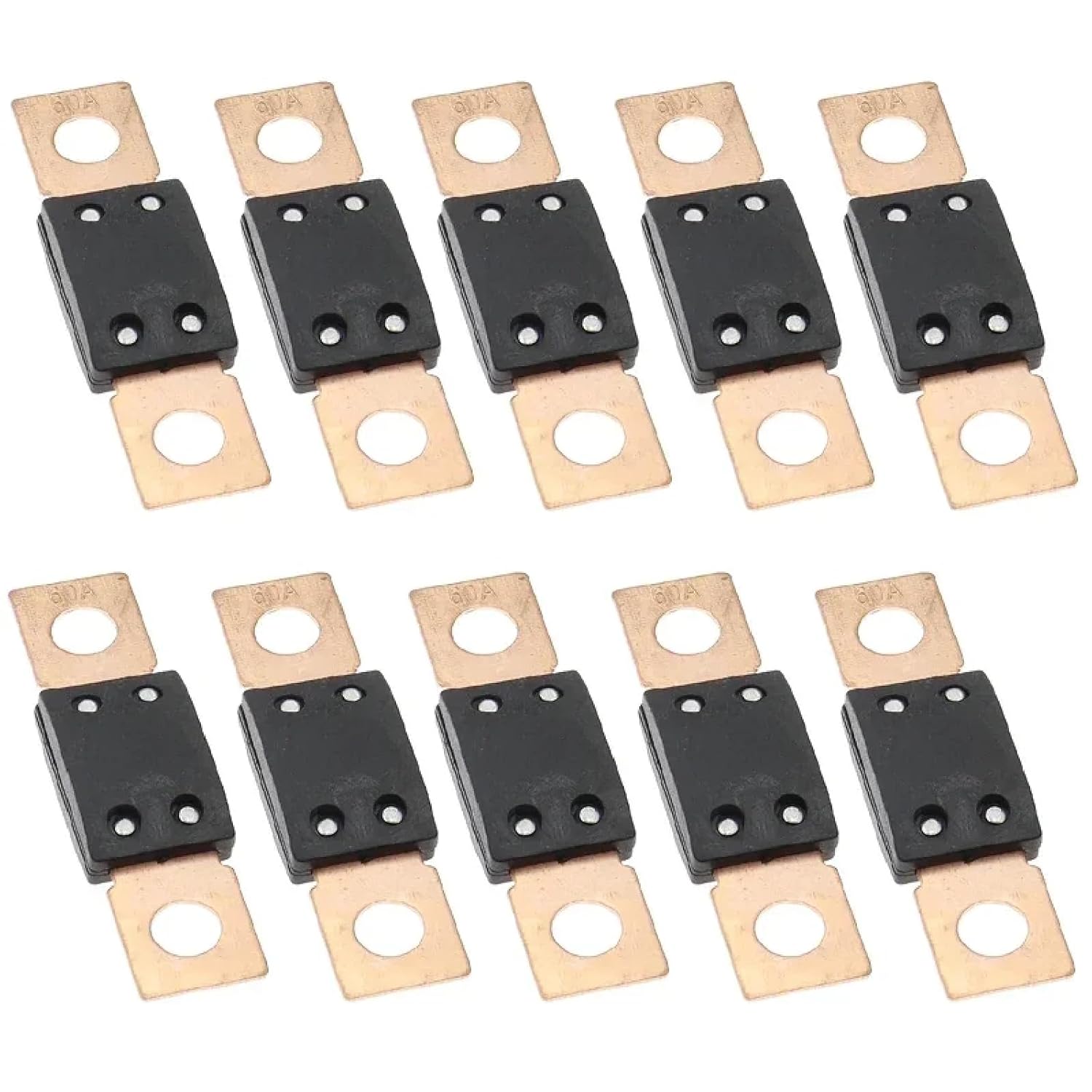 ANM Bolt-On Blade Fuse, 60A, 10 Pack, for Automotive and Industrial Circuit Protection, 2.75in Length (150A)