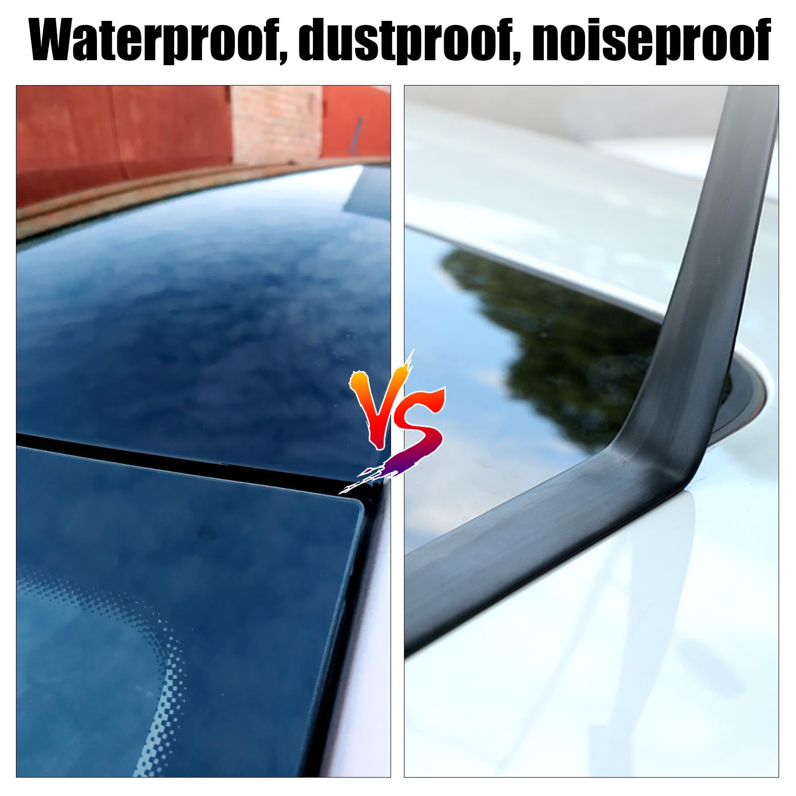 Guarnizione Parabrezza Auto 8m - Gomma Autoadesiva 19mm, Forma A T Per Porte E Finestrini - Foto 11