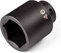 Vista 124 de TEKTON SID23025 Dado de impacto profundo de 6 puntos de 1 pulgada impulsor de 1/2 pulgada