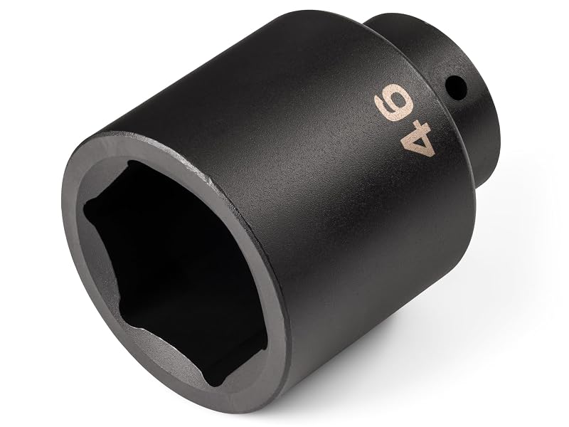 Soquete de Impacto TEKTON com Encaixe de 12,7 mm (1/2 pol.), 46 mm, 6 Pontos, Profundo SID23146