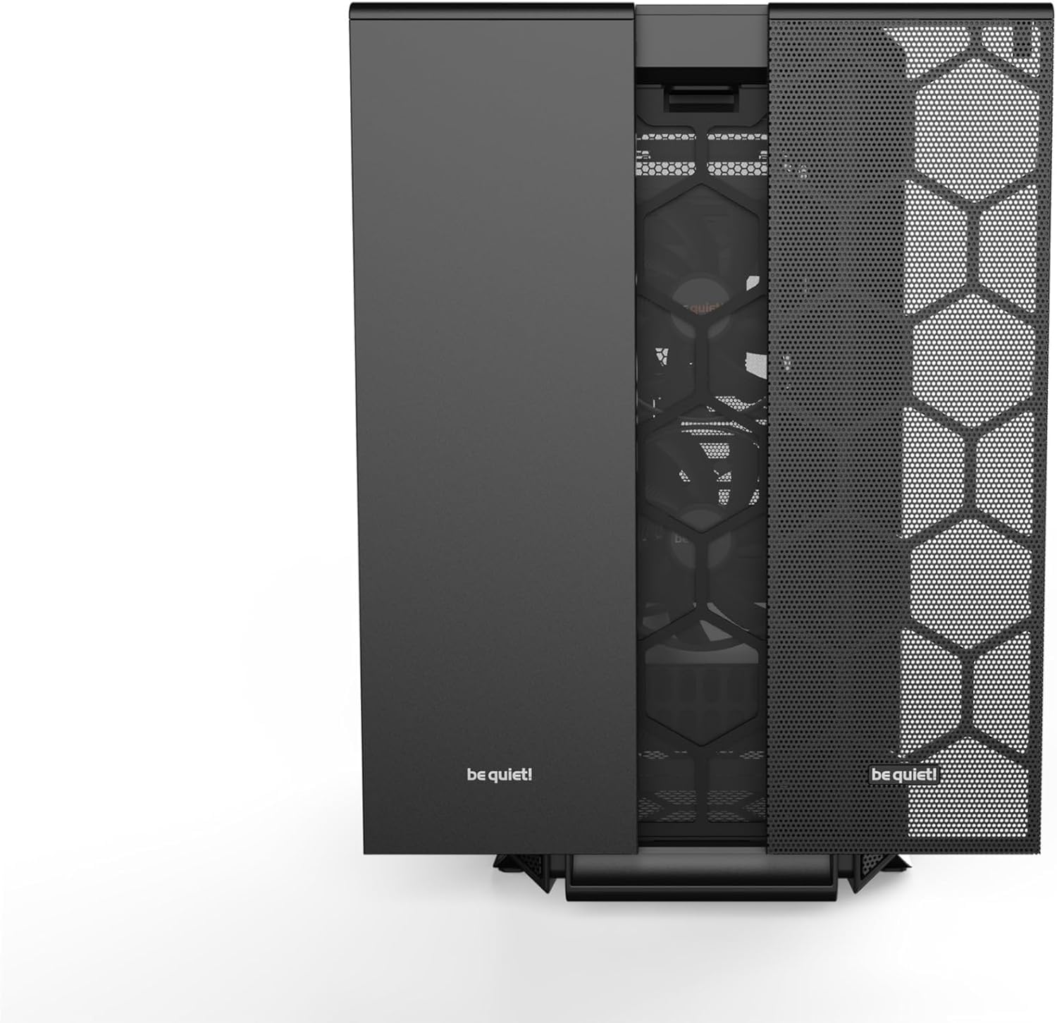 be quiet! Silent Base 802 Window Black PC-Gehäuse, 3X Pure Wings 2 140mm, 2 austauschbare Top- und Frontcover, entkoppeltes Mainboardtray