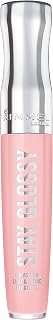Rimmel Stay Glossy Lip Gloss 143 Sundae Best - Non-Sticky Lightweight 6HR Shine & Moisture