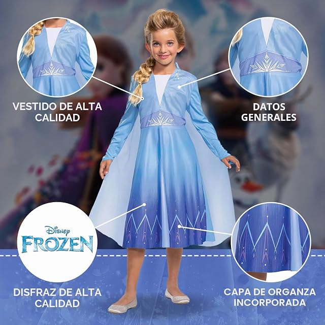 Foto 2 de 5 de Disguise - Disfraz infantil Elsa de Viaje Frozen Disguise