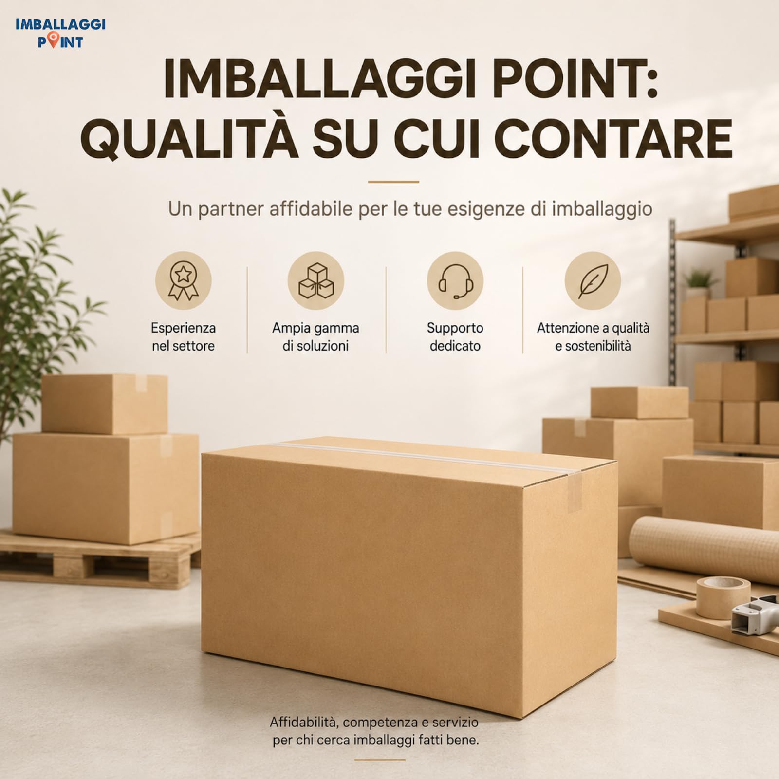 Imballaggi Point - Kartonagen in Havanna - eine Welle - 60 x 40 x 25 cm - Versandkartons für Versand und Umzug - schützend, robust und langlebig - Set mit 20 Stück