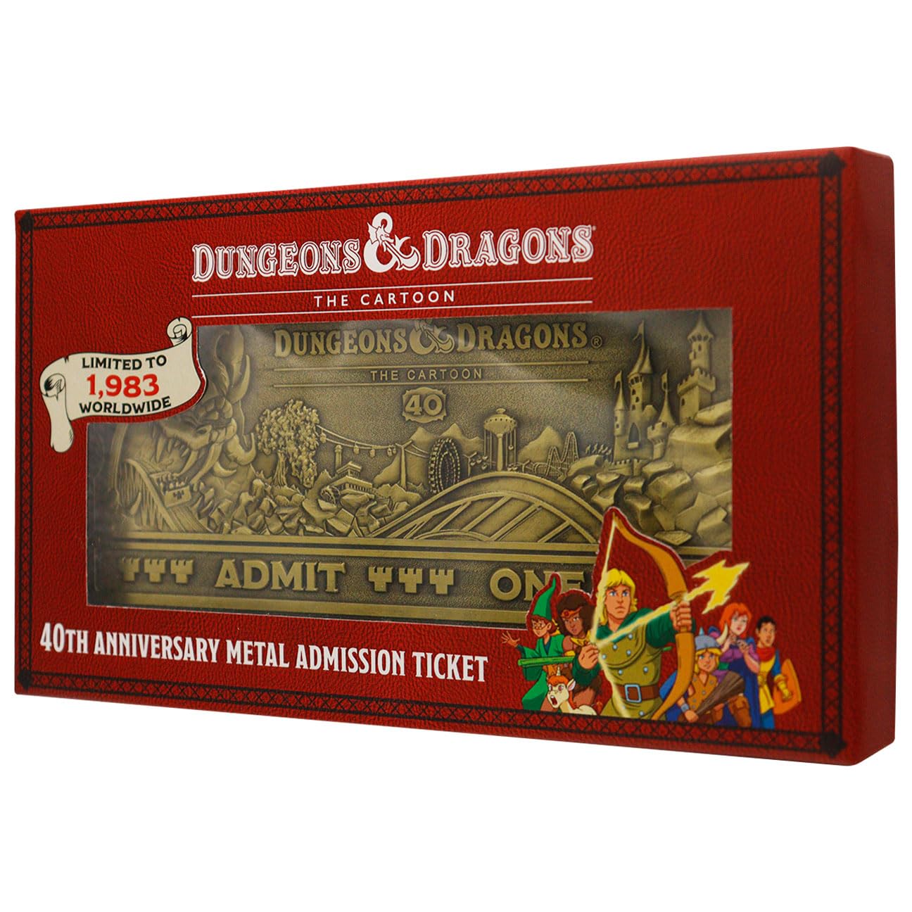 Dungeons & Dragons: The Cartoon 40th Anniversary Rollercoaster Ticket