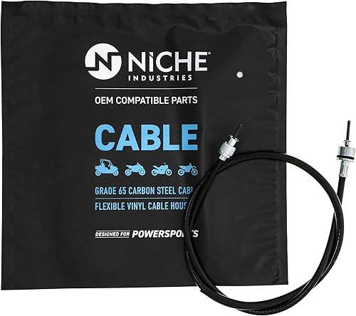 Miniatura 2 de NICHE Cable del velocímetro para Yamaha DT175 DT250 SR250 XS400 XS400-2 XS400S XT550 3Y6-83550-01-00 10V-83550-00-0