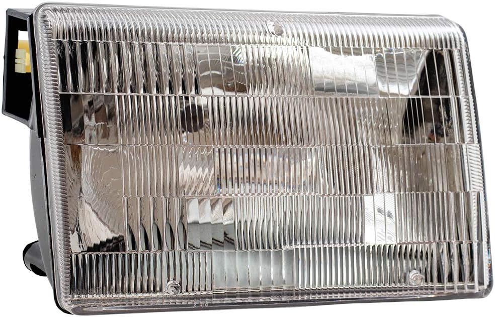 Brock Replacement Set Driver and Passenger Headlights Compatible with 1993-1998 Grand Cherokee 55155127 55155126
